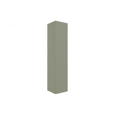 Bielli 350mm Wall Hung 1 Door Tall Unit - Matt Olive Green
