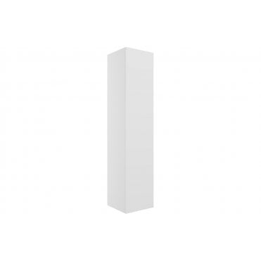 Bielli 350mm Wall Hung 1 Door Tall Unit - Matt White