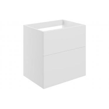 Bielli 590mm 2 Drawer Wall Unit (No Top) - Matt White