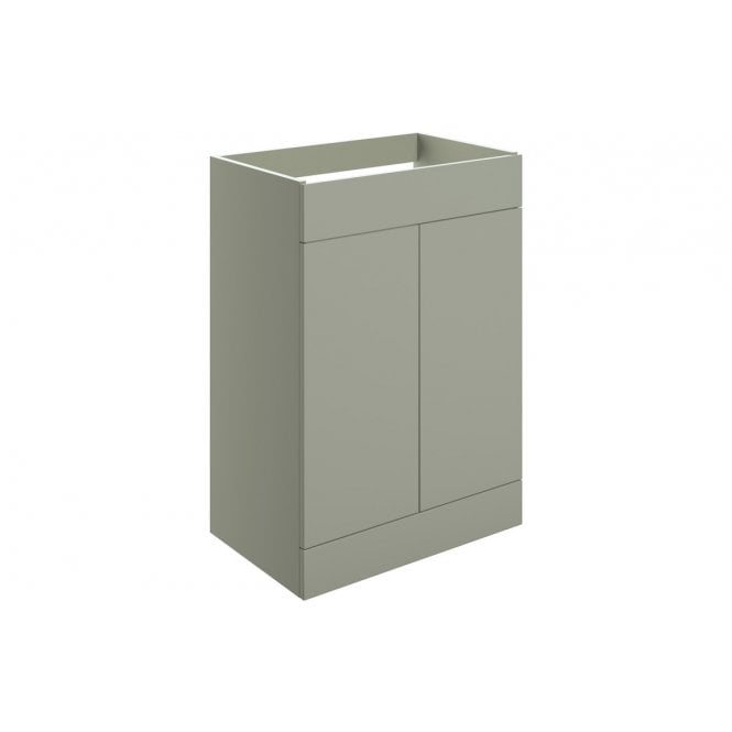 Plumb Warehouse Bielli 590mm Floor Standing 2 Door Basin Unit (No Top) (Choose Finish)