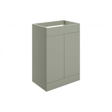 Bielli 590mm Floor Standing 2 Door Basin Unit (No Top) (Choose Finish)