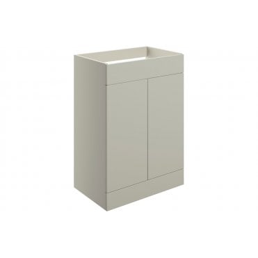 Bielli 590mm Floor Standing 2 Door Basin Unit (No Top) (Choose Finish)