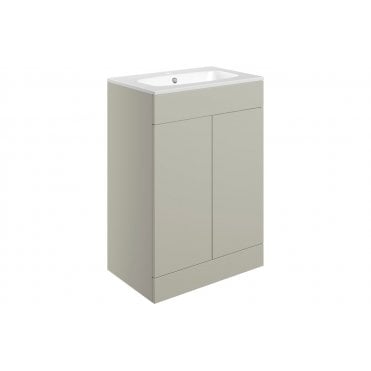 Bielli 615mm Floor Standing 2 Door Basin Unit & Basin (Choose Finish)