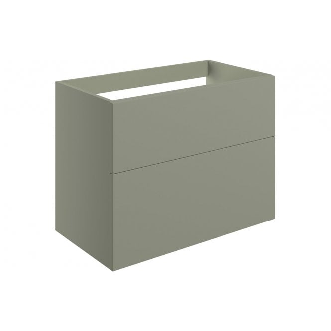 Plumb Warehouse Bielli 790mm Wall Hung 2 Drawer Basin Unit (No Top) (Choose Finish)