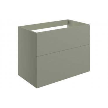 Bielli 790mm Wall Hung 2 Drawer Basin Unit (No Top) (Choose Finish)