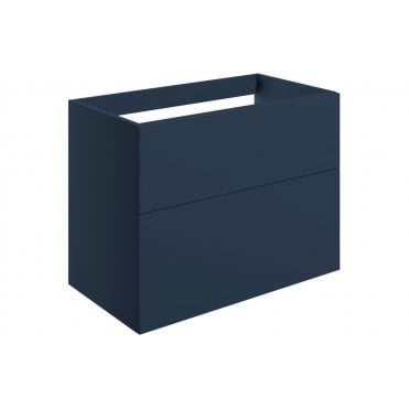 Bielli 790mm Wall Hung 2 Drawer Basin Unit (No Top) (Choose Finish)