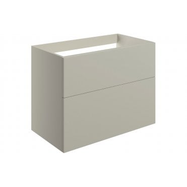 Bielli 790mm Wall Hung 2 Drawer Basin Unit (No Top) (Choose Finish)