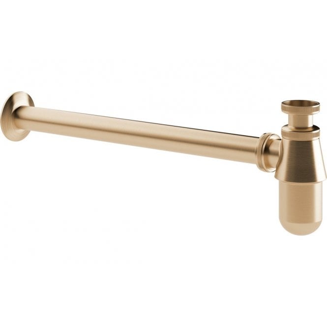 Plumb Warehouse Bottle Trap - Brushed Bronze