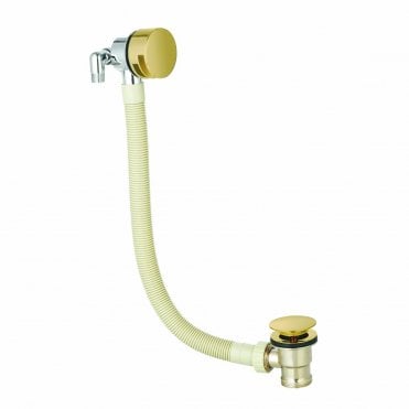 Brushed Brass Round Overflow Filler