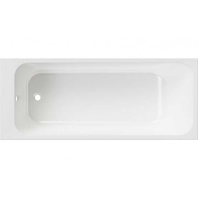 Plumb Warehouse Cantanaro Round Single End 1700x700mm Thin Edge No Tap Holes Bath