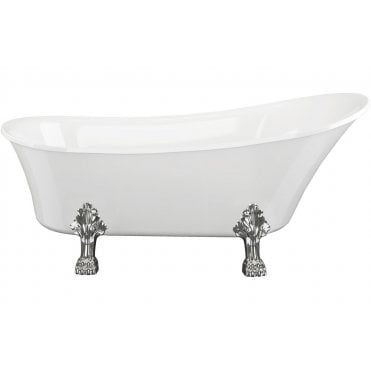 Cantu Freestanding No Tap Hole 1620x710x775mm Bath w/Feet