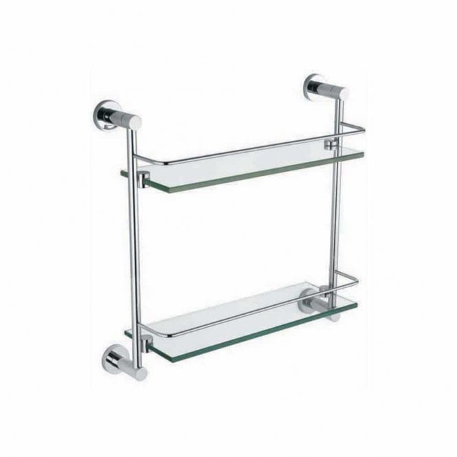 Plumb Warehouse  Capita Double Shelf - Chrome
