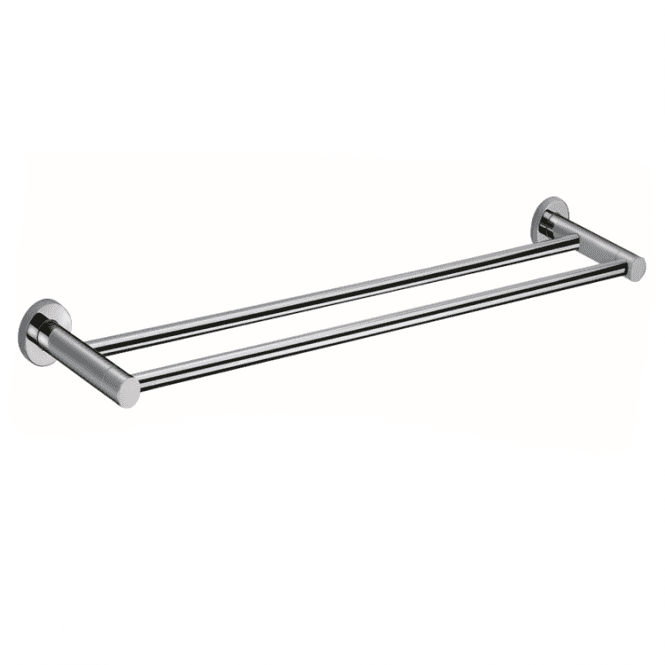 Plumb Warehouse  Capita Double Towel Rail - Chrome