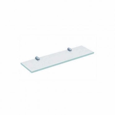Plumb Warehouse Capita Glass Shelf - Chrome