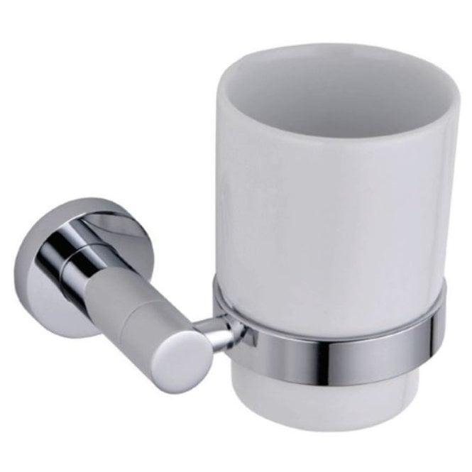 Plumb Warehouse  Capita Tumbler and Holder - Chrome