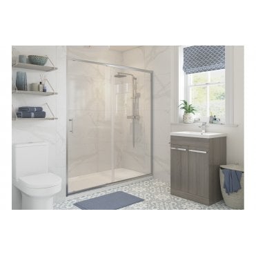 Cecilio Framed  Sliding Door