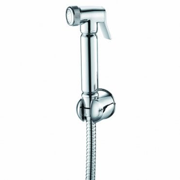 Chrome Douche Handset With Flexi And Holder