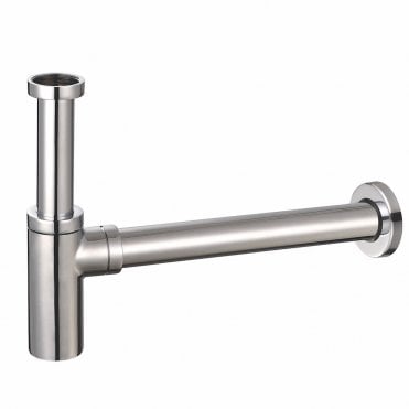 Chrome Modern Round Bottle Trap