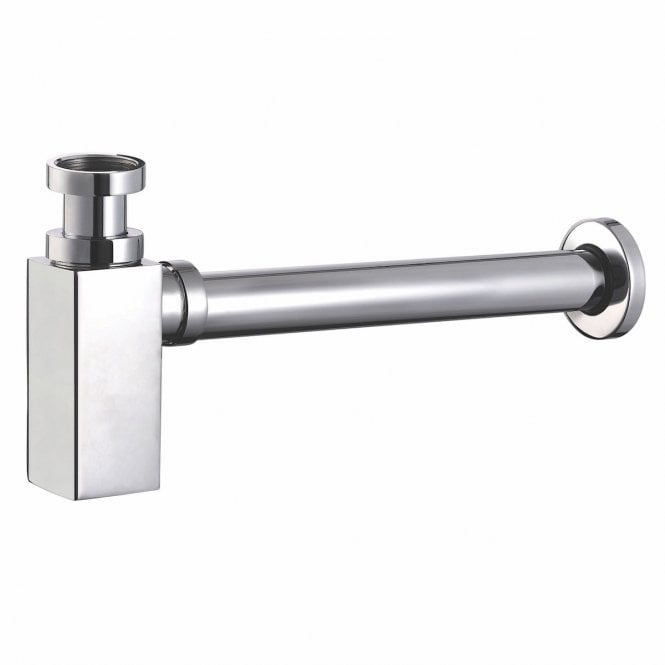 Plumb Warehouse Chrome Square Bottle Trap