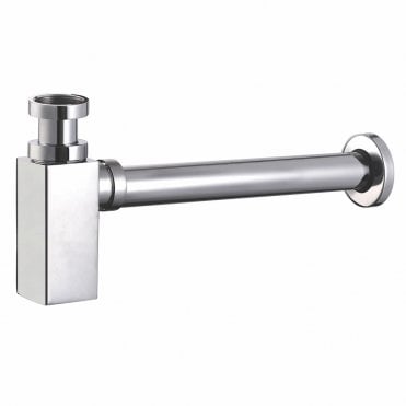 Chrome Square Bottle Trap
