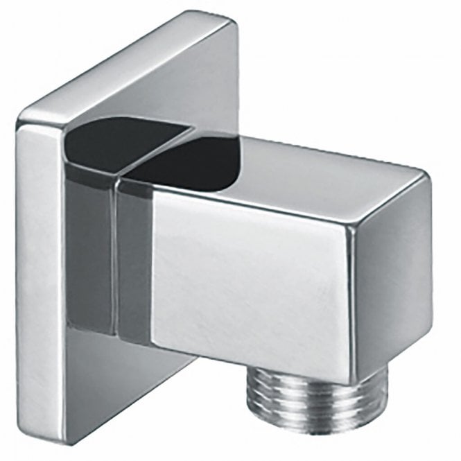 Plumb Warehouse Chrome Square Outlet Elbow