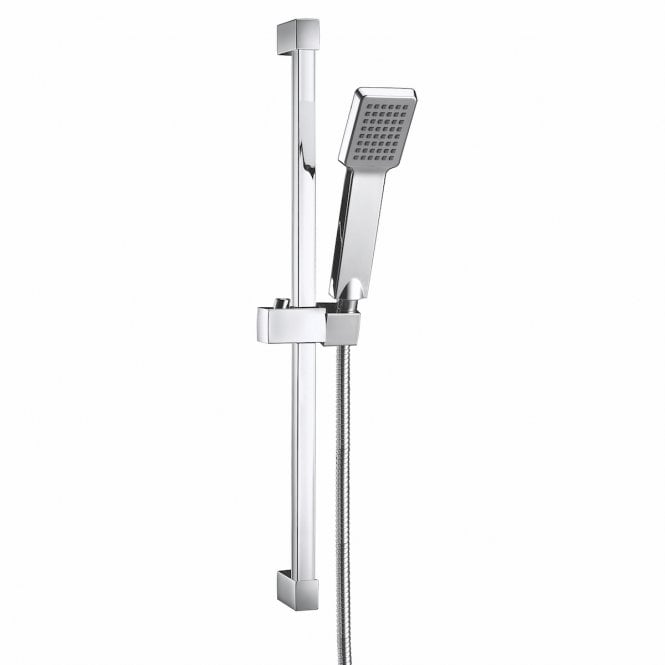 Plumb Warehouse Chrome Square Riser Rail Kit