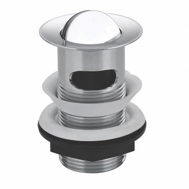 Chrome Swivel Top Slotted Basin Waste