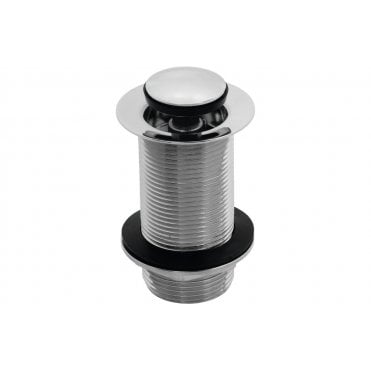 Click Clack Round Basin Waste - Unslotted