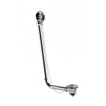 Combi Bath Waste  with Overflow and Parking Plug - Chrome