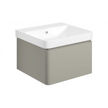Como Wall Hung 1 Drawer Basin Unit and Basin (Choose Size and Finish)