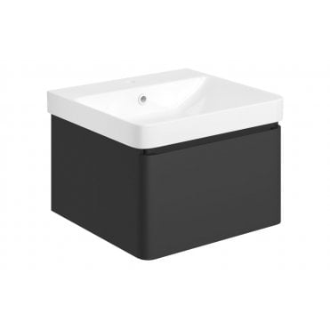 Como Wall Hung 1 Drawer Basin Unit and Basin (Choose Size and Finish)