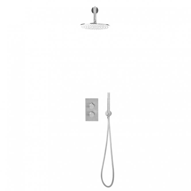 Plumb Warehouse Core Round Handle With Handset And Bracket