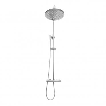 Core Round Rigid Riser Shower Kit