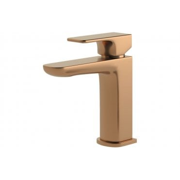Crotoni Basin Mixer & Waste - Brushed Bronze