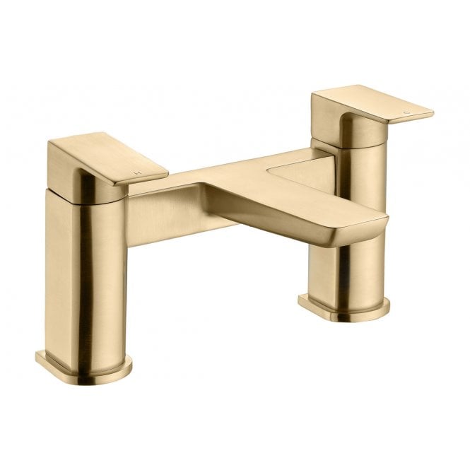 Plumb Warehouse Crotoni Bath Filler - Brushed Brass