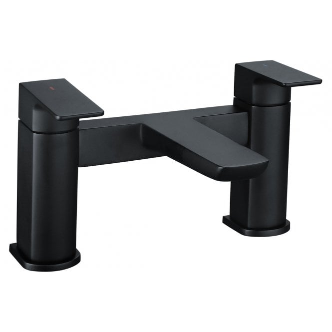 Plumb Warehouse Crotoni Bath Filler - Matt Black