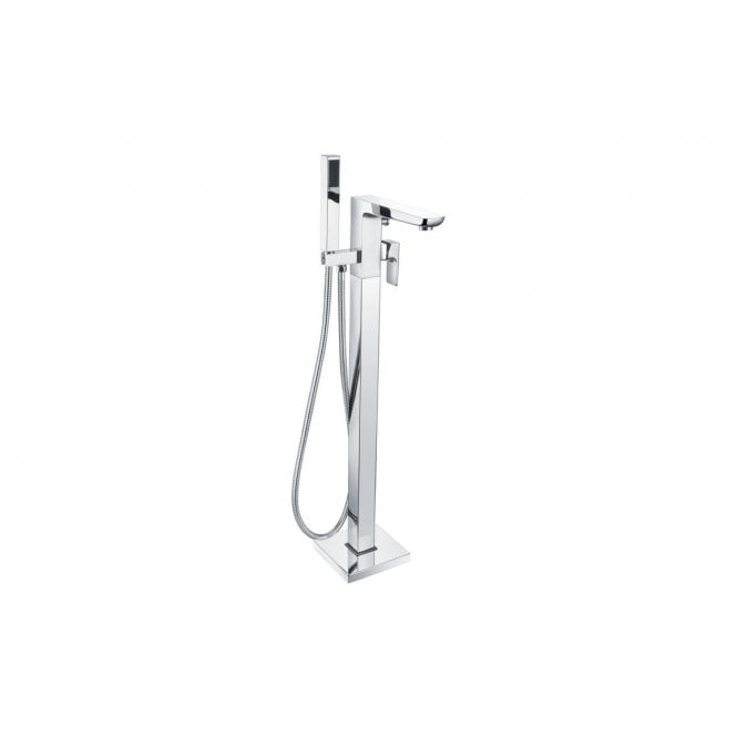 Plumb Warehouse Crotoni Floor Standing Bath/Shower Mixer - Chrome