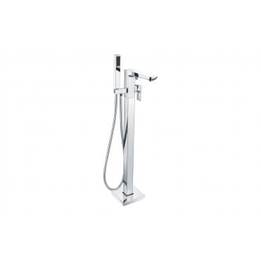 Crotoni Floor Standing Bath/Shower Mixer - Chrome