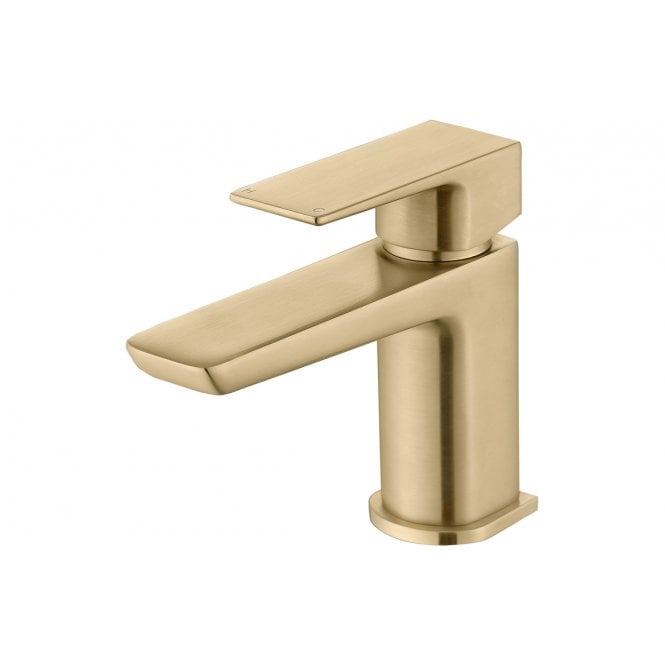 Plumb Warehouse Crotoni Mono Cloakroom Basin Tap - Brushed Brass