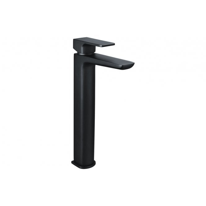 Plumb Warehouse Crotoni Mono Tall Basin Tap - Matt Black