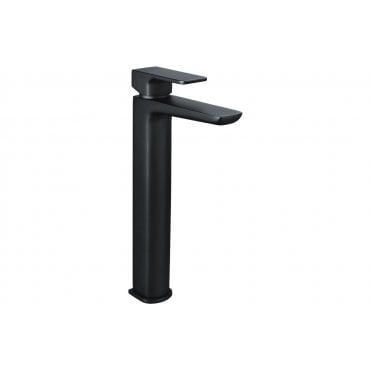 Crotoni Mono Tall Basin Tap - Matt Black