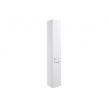 Cuneo 350mm Floor Standing 2 Door Tall Unit - White Gloss