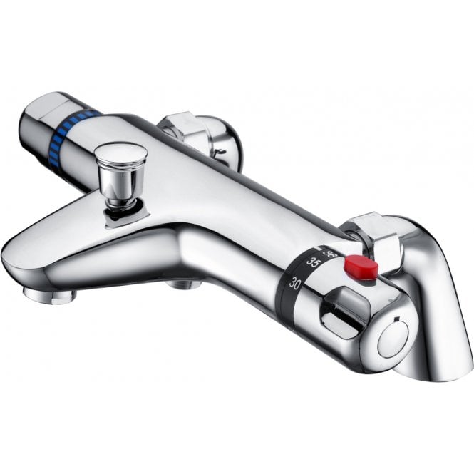 Plumb Warehouse Deck Mounted Thermostatic Bath/Shower Mixer Valve