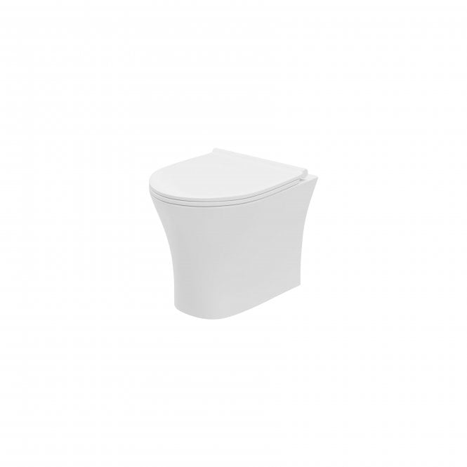 Plumb Warehouse Delta Rimless 350mm x 460mm x 350mm Wall Hung Pan - White