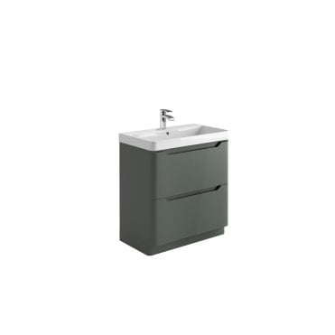 Ella Floor Standing Vanity Unit With Basin (Please select size and finish)