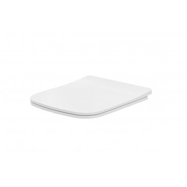 Epsilon Square Sandwich Soft Close Seat  - White