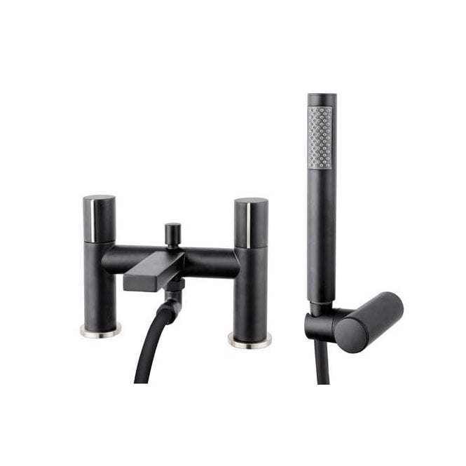 Plumb Warehouse  Evo Bath Shower Mixer with hose and handset