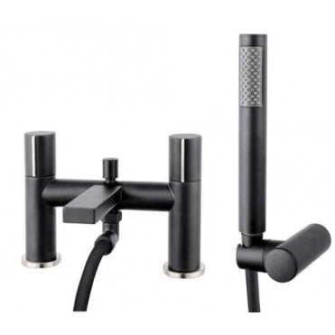 Plumb Warehouse Evo Bath Shower Mixer with hose and handset