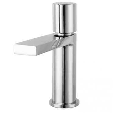Plumb Warehouse Evo Monobloc Basin Mixer with Sprung Plug Waste - Chrome