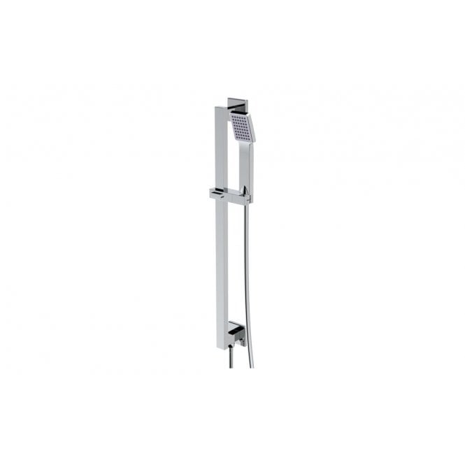 Plumb Warehouse Ferrara Square Riser Rail Kit with Elbow & Handset
